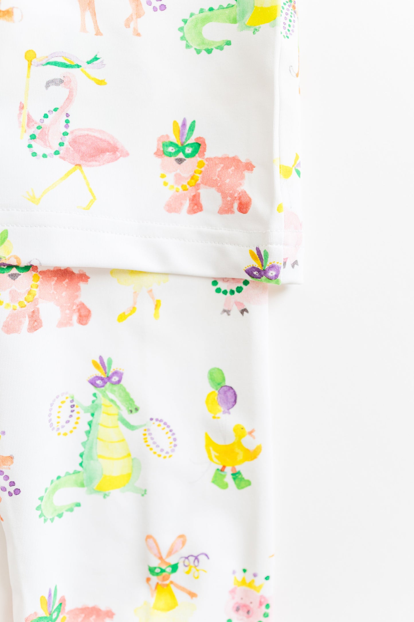 Mardi Gras Animal Parade 2pc Pajama