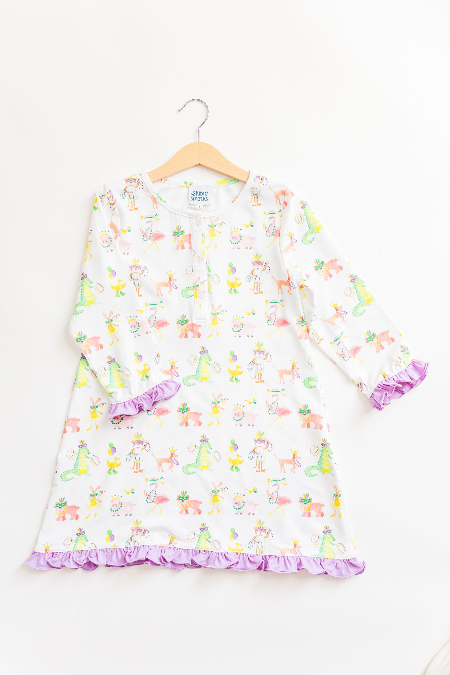 Mardi Gras Animal Parade Nightgown