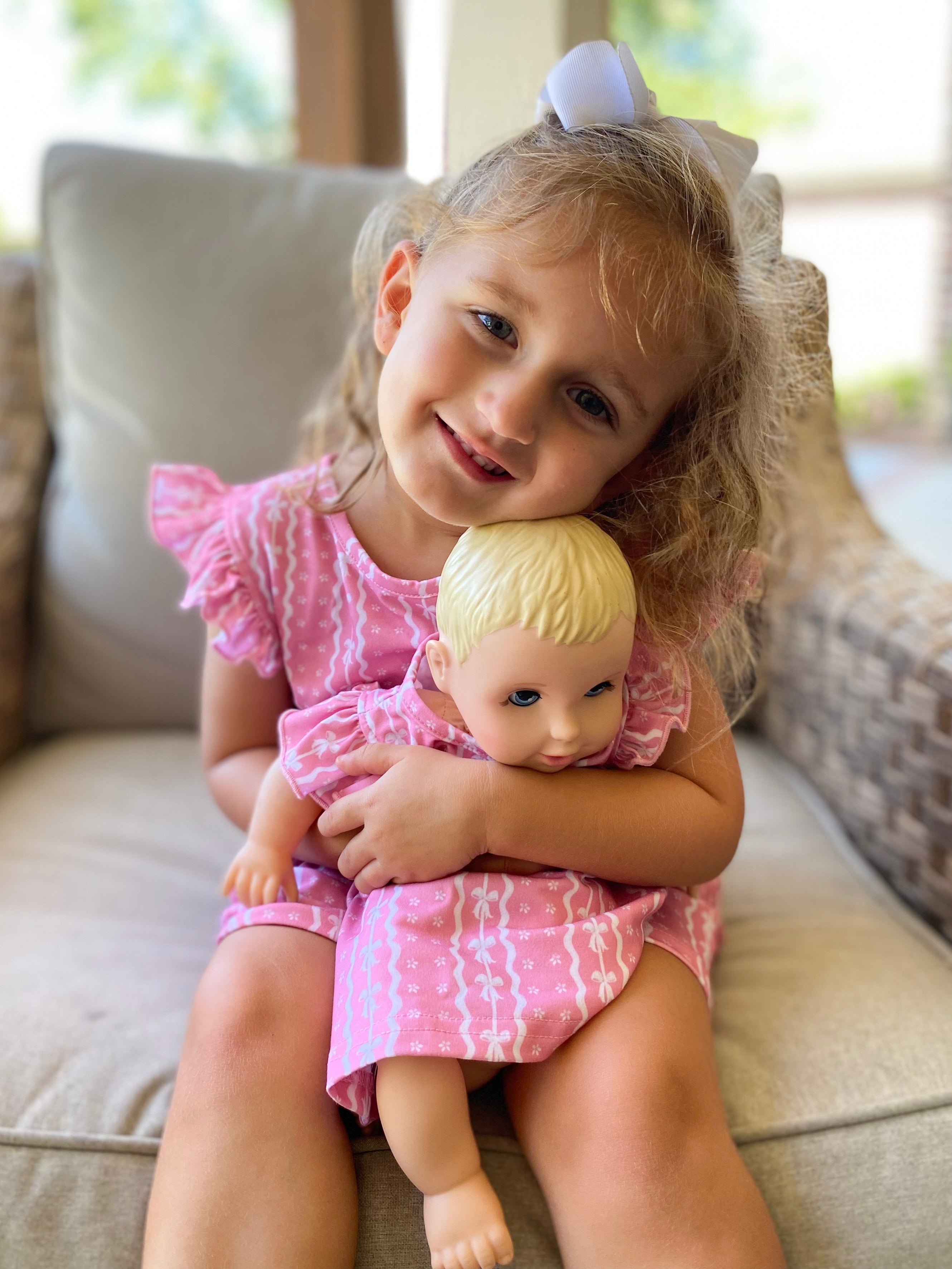 Girl and baby outlet doll matching outfits