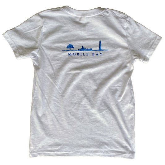 Blue Mobile Bay Youth T-Shirt